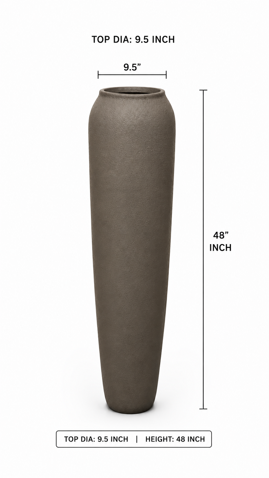 Imperia Tall FRP Planter- Large - Image